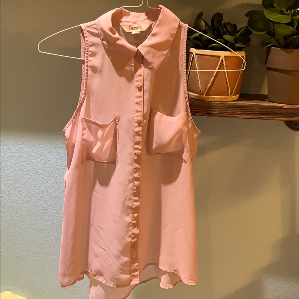 Decree Sheer Tank Top
